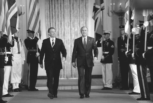 Tony Blair and George W. Bush